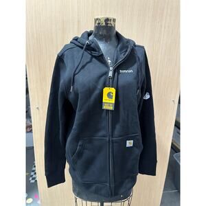 Carhartt, New With Tag, Black Logo, Womens, Zip Up, Hoodie, Large, Jacket